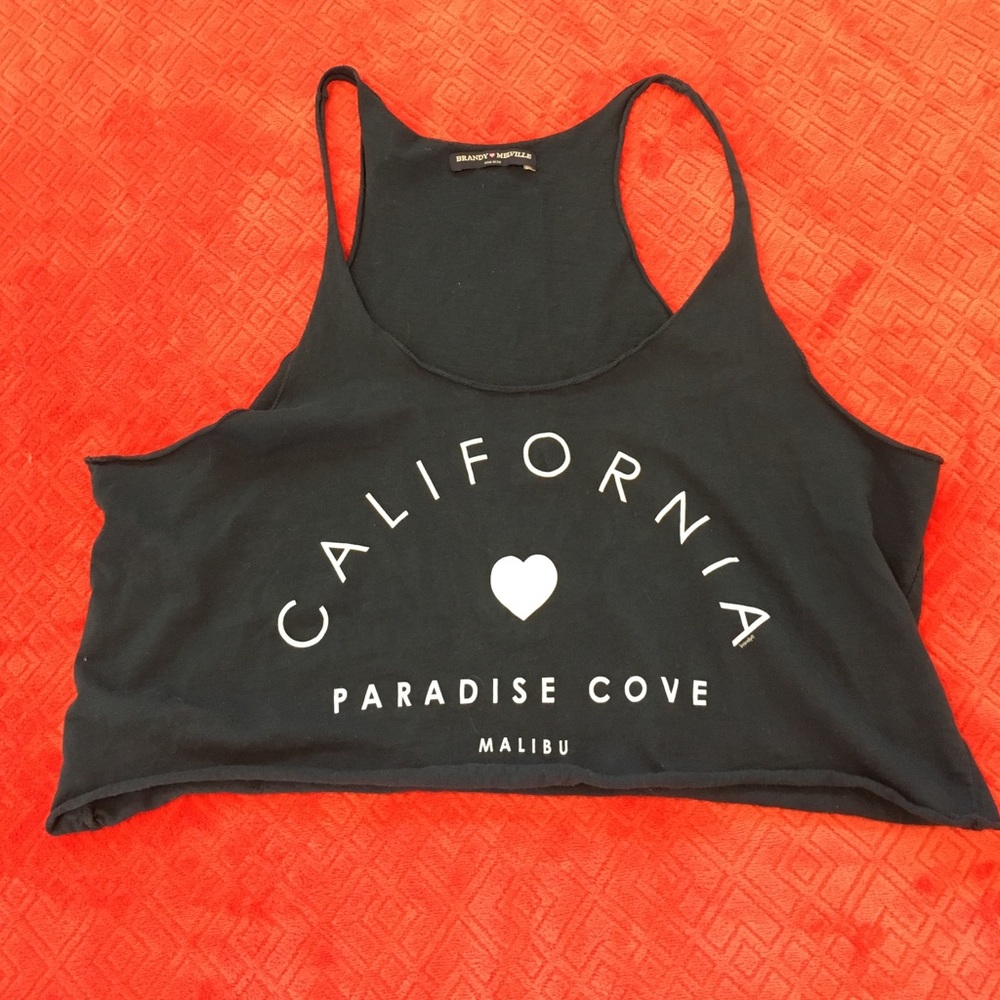 Brandy Melville Racerback Crop Top - One Size