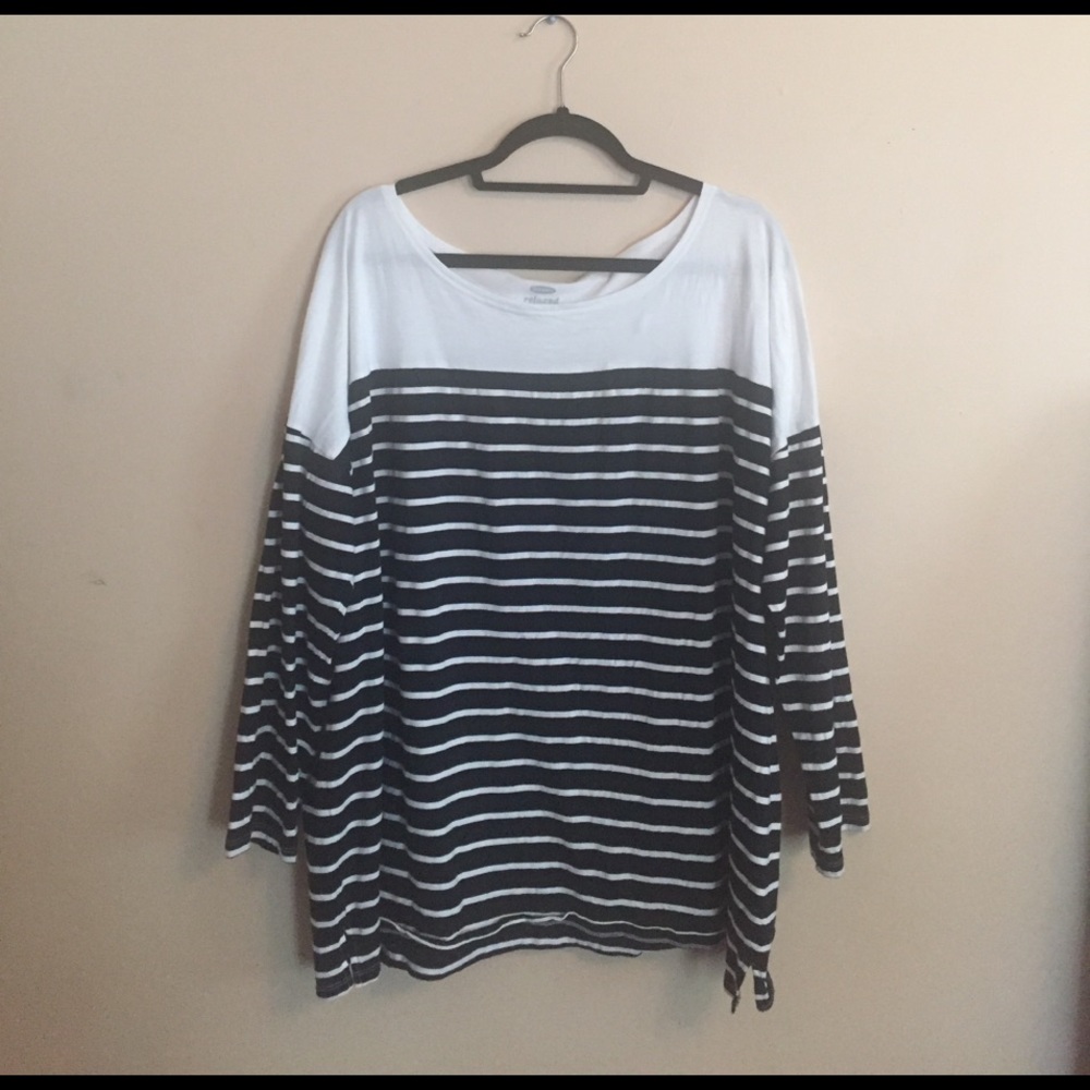 Black and White Stripe Shirt