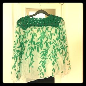 Cute green blouse