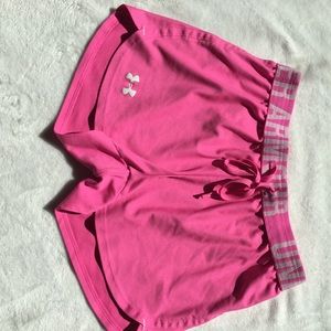 Under Armour Women's Running shorts, Pink.