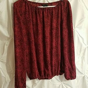 Red/black top size Med
