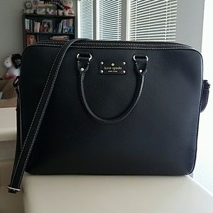 Kate Spade Wellesley Tanner Laptop Bag in Black