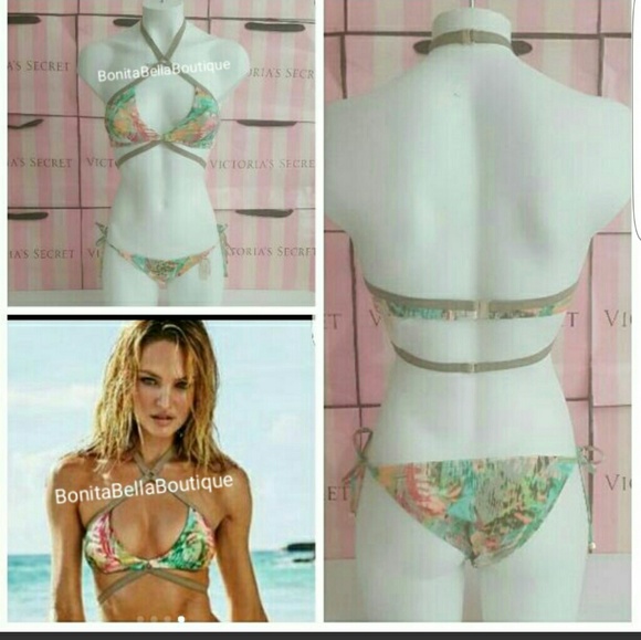 Victoria's Secret MEDIUM BIKINI BUNDLE OF 4 NEW