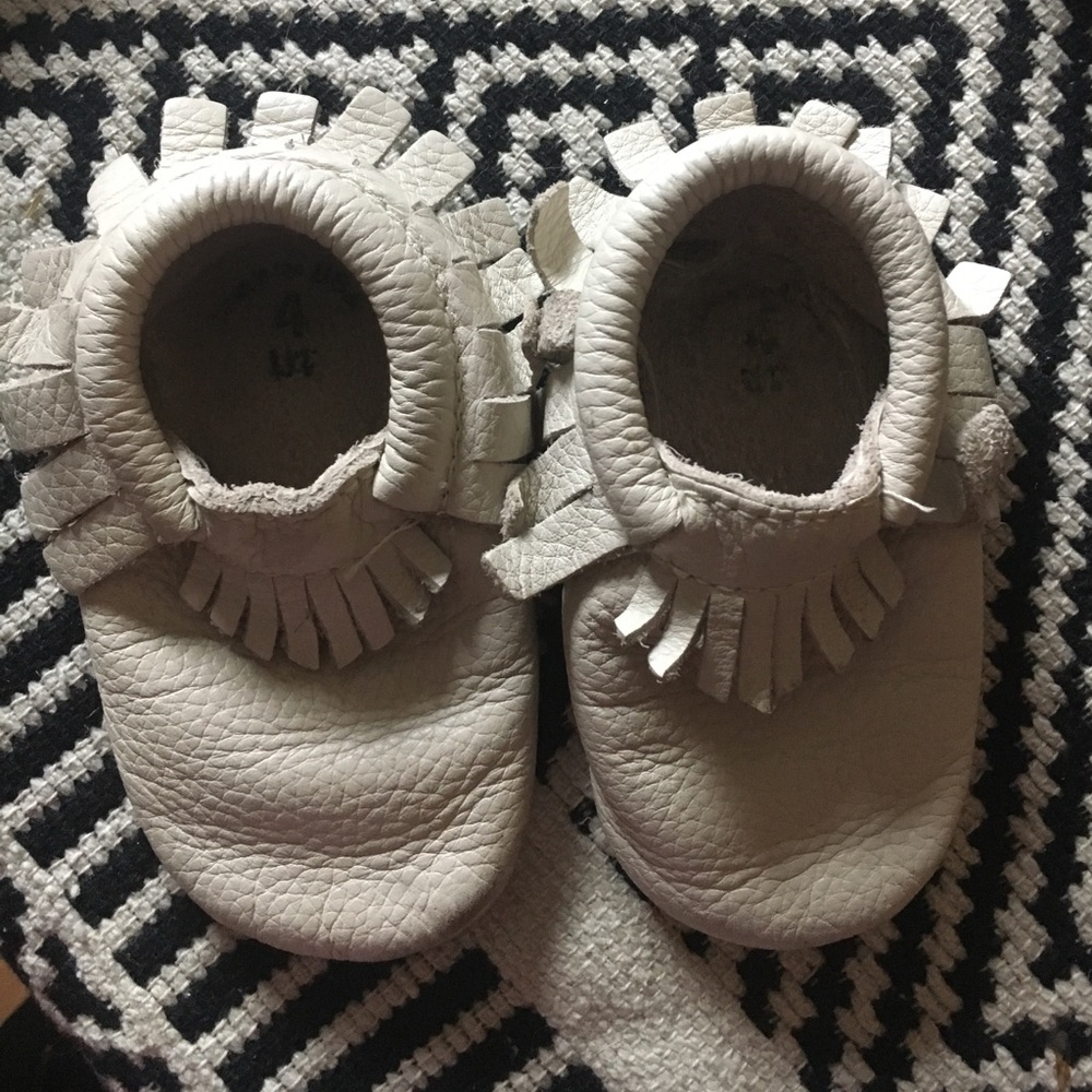 Bone colored freshly picked Moccasins!