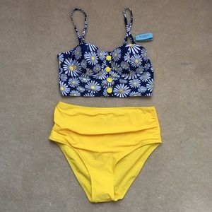 CupShe High Wasted Swimsuit