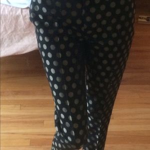 BODEN Bistro Crop Trouser Metallic Dot