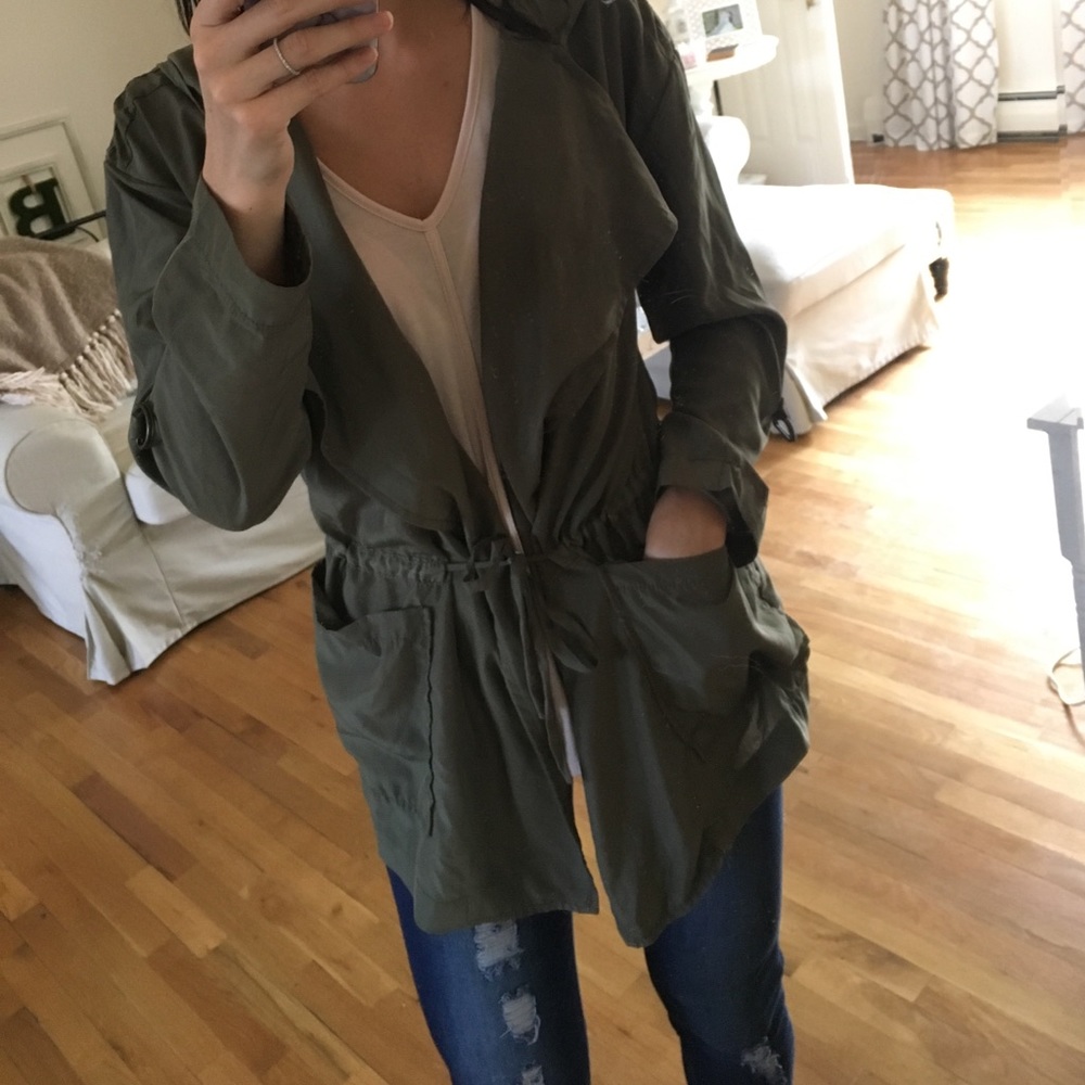 Army Green Lightweight Utility Jacket