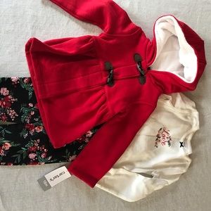 NWT 18 months girls 3-piece Carter's outfit