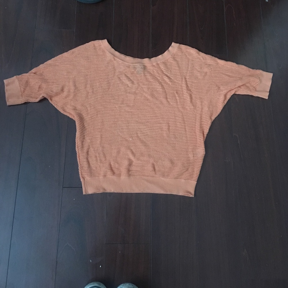 Orange color great for summer light sweater