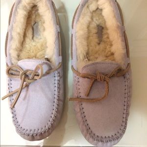 Taupe UGG slippers