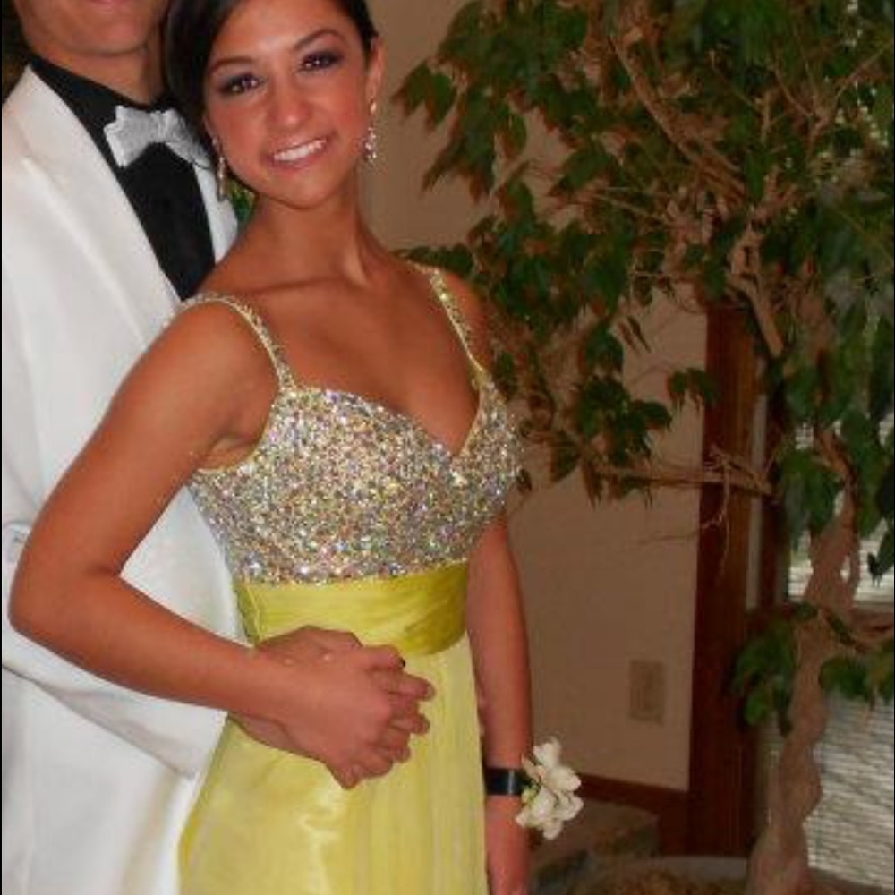 Beaded prom dress
