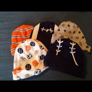 Newborn hats set of 5