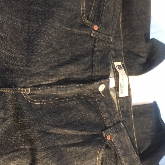 (SOLD)New!GAP Dark Wash Low Rise Curvy Jeans Sz18R - Picture 3 of 6