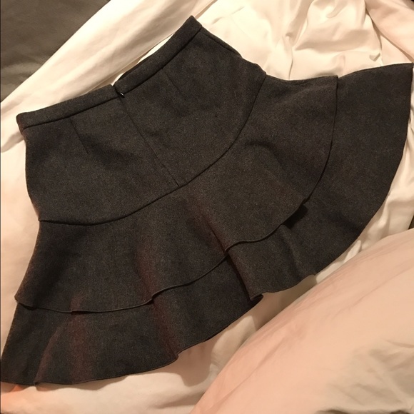 J Crew Gray Wool Skirt - Picture 3 of 6