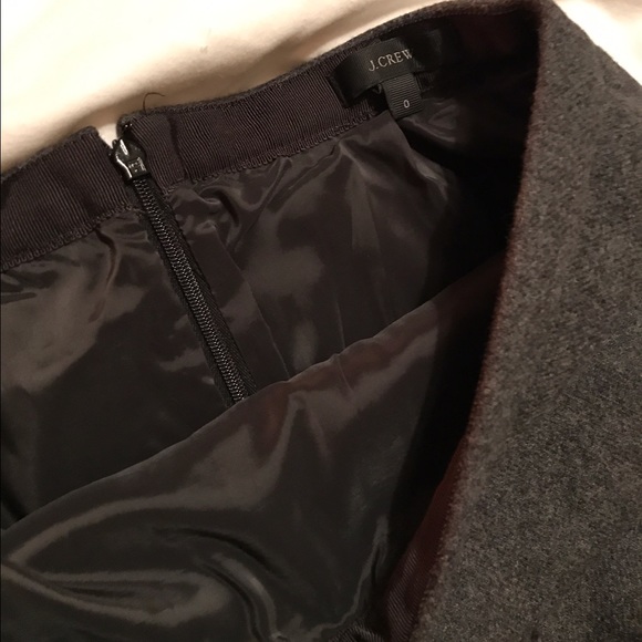 J Crew Gray Wool Skirt - Picture 6 of 6