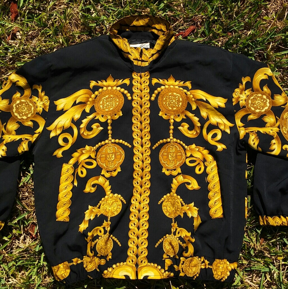 ❌SOLD ! ❌ Vintage D'Lino Royal Baroque Bomber