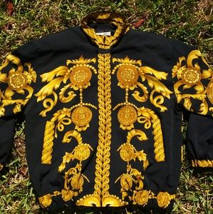❌SOLD ! ❌ Vintage D'Lino Royal Baroque Bomber