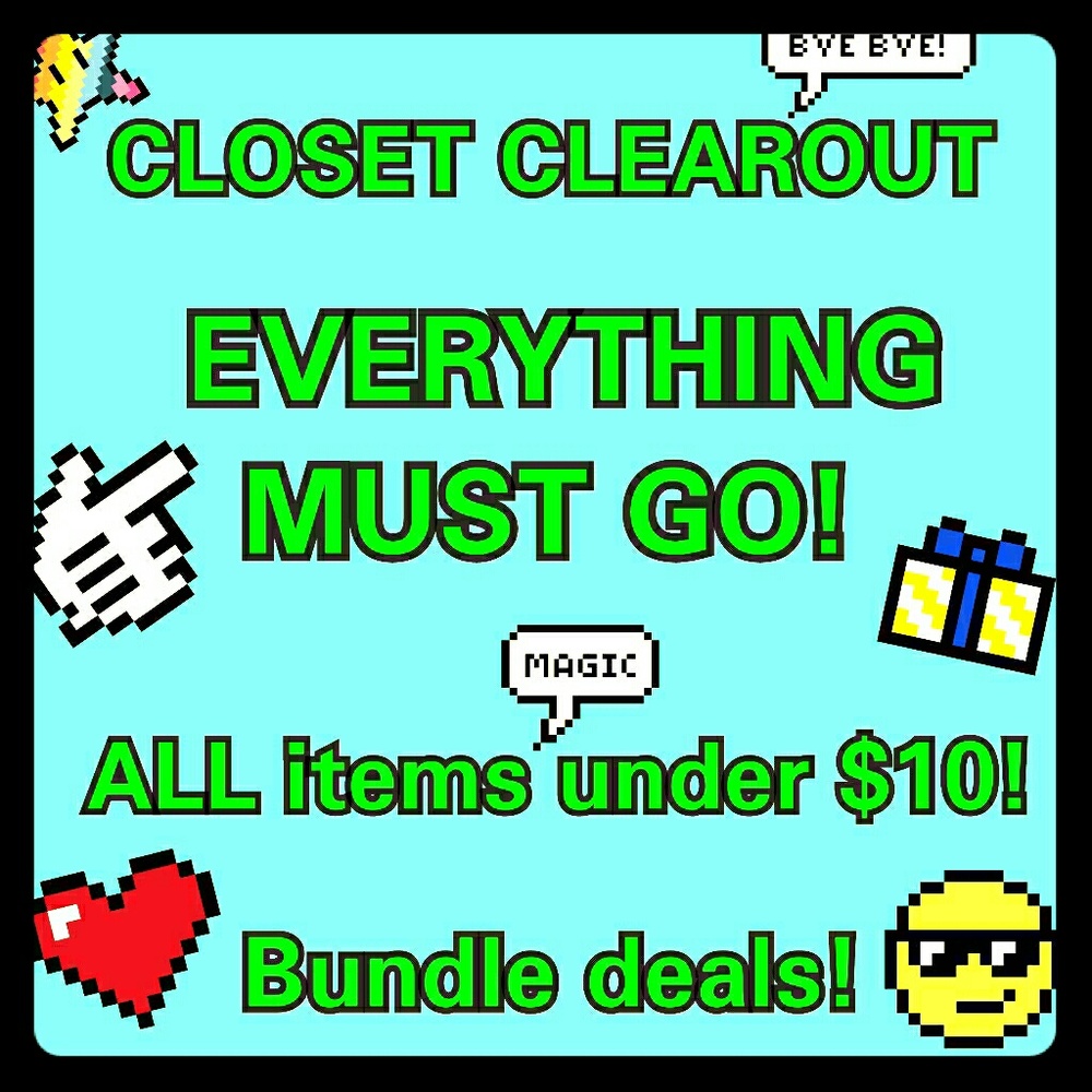 CLOSET CLEAROUT!