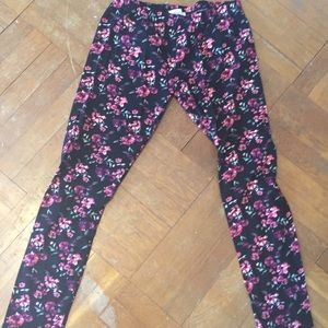 Floral leggings