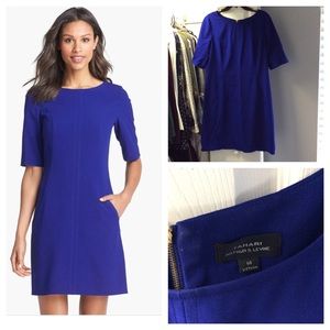 Tahari Seamed A-Line Dress