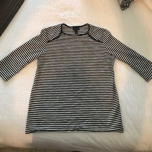 Black striped top