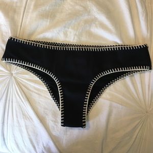 Victoria's Secret crochet detail swim suit bottoms