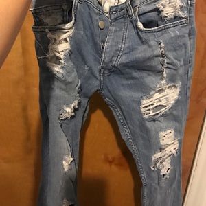 OAK ripped skinny jeans