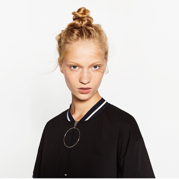 🆕 Zara Black Midi Dress - Picture 2 of 7