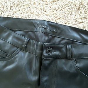 Faux Leather Pants