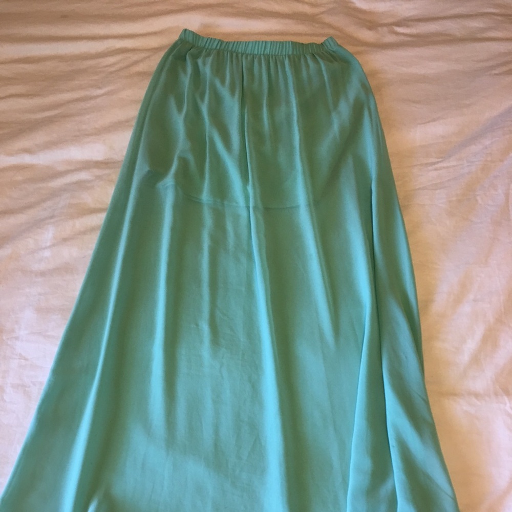 F21 chiffon maxi