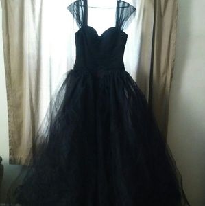 Black wedding dress