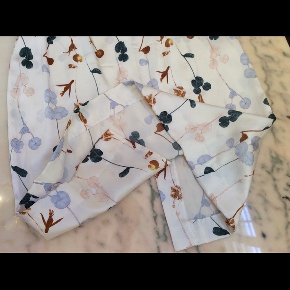 Parallel Silk Floral Print Knee Length Dress - Picture 2 of 6