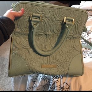 Ivanka Trump teal/mint crossbody handbag