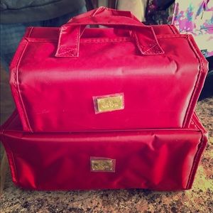 Joy Mangano's Better Beauty Case. Vibrant Red