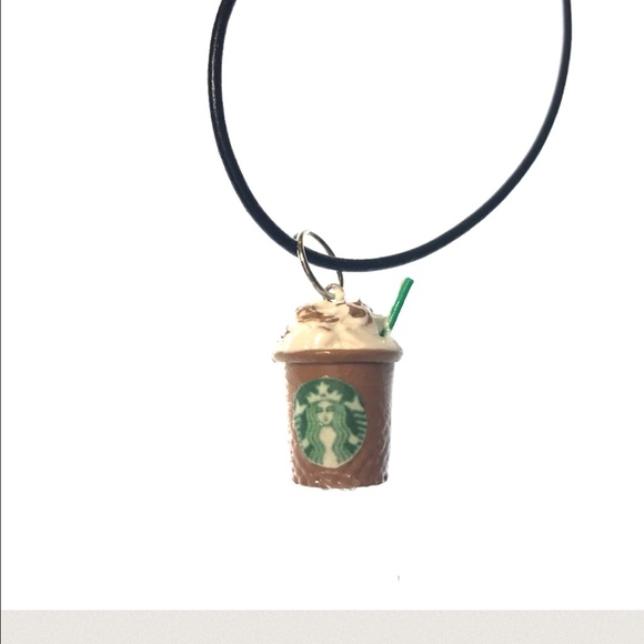 Starbucks handmade coffee necklace - Picture 2 of 7