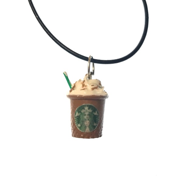 Starbucks handmade coffee necklace - Picture 3 of 7