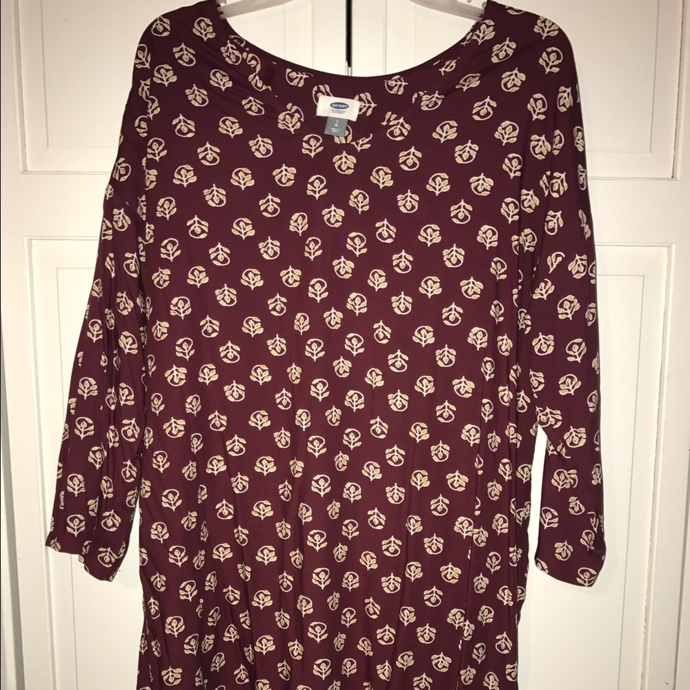 Old navy tunic dress size L.  Worn once.