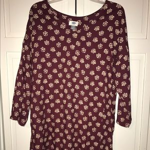 Old navy tunic dress size L.  Worn once.