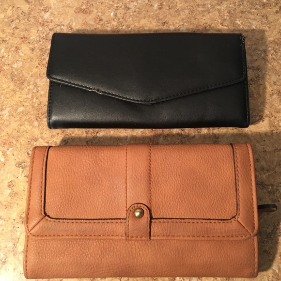 Forever 21 Handbags - 2 Like New Forever 21 Wallets Brown/ Black