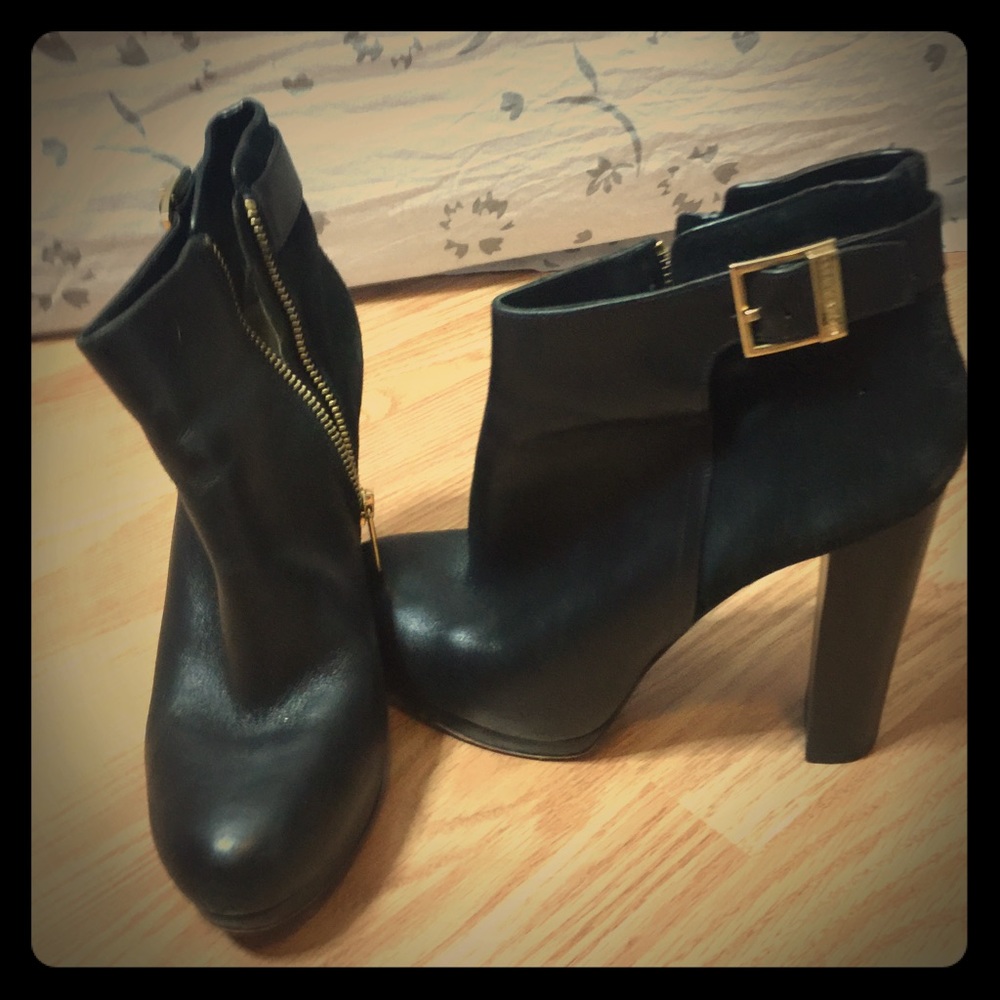 Michael Kors chunky heel booties