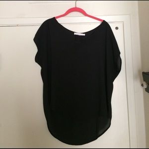 MOVING SALE! Sheer Lush vneck top