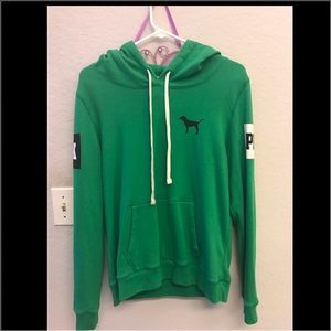 PINK green pullover hoodie ☘️