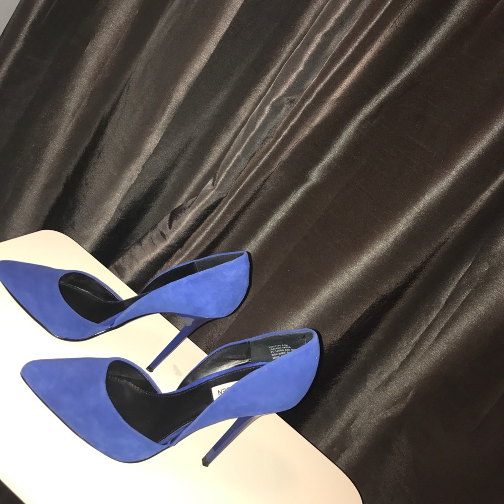 Blue Steve Madden heels