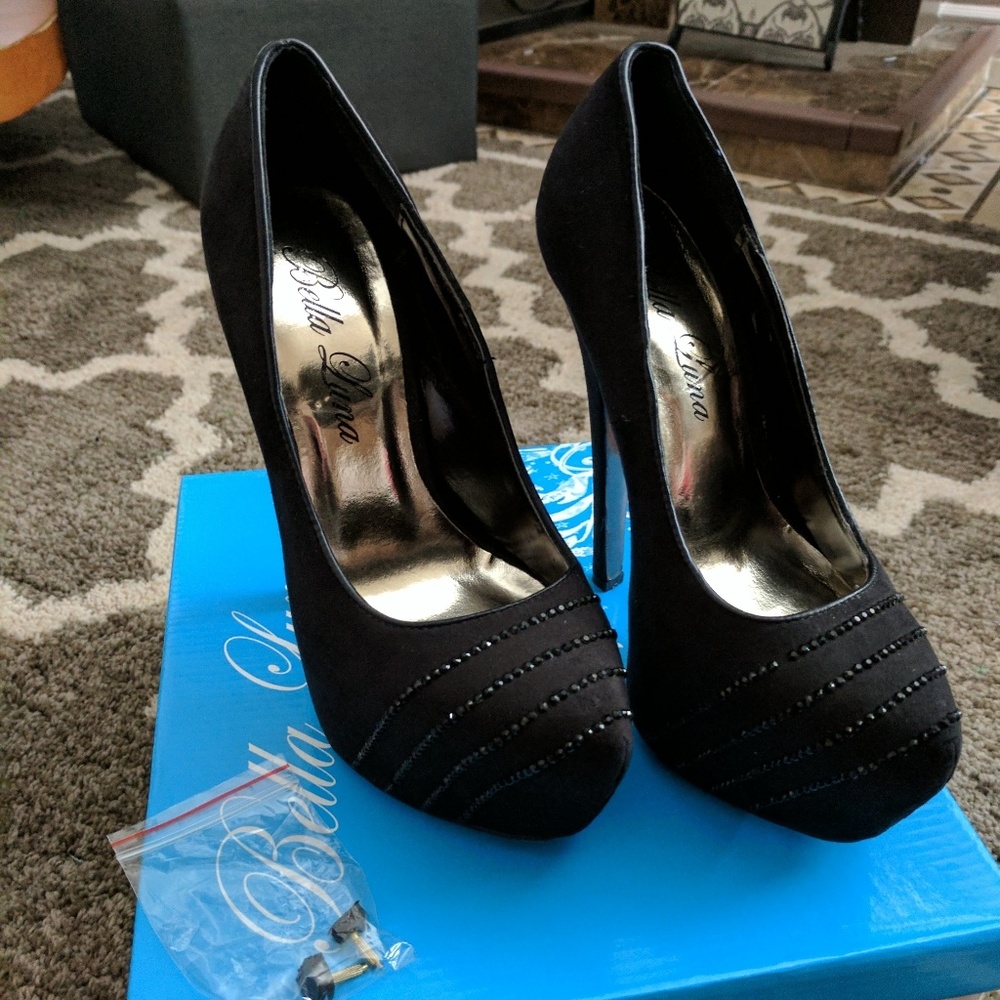 Black Platform Heels