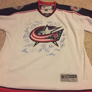 Authentic Columbus Blue jackets Jersey. XL.
