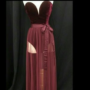 Nasty gal sweetheart bodysuit and wrap skirt