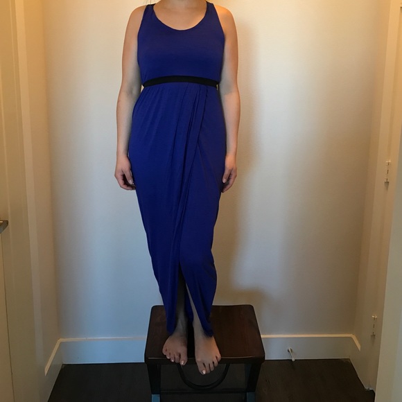 Urban Outfitters Navy Purple Dress - Picture 1 of 7