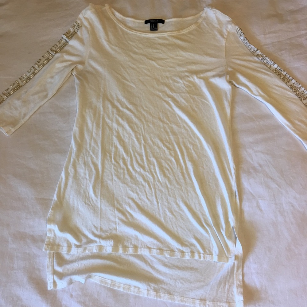 F21 embellished tunic