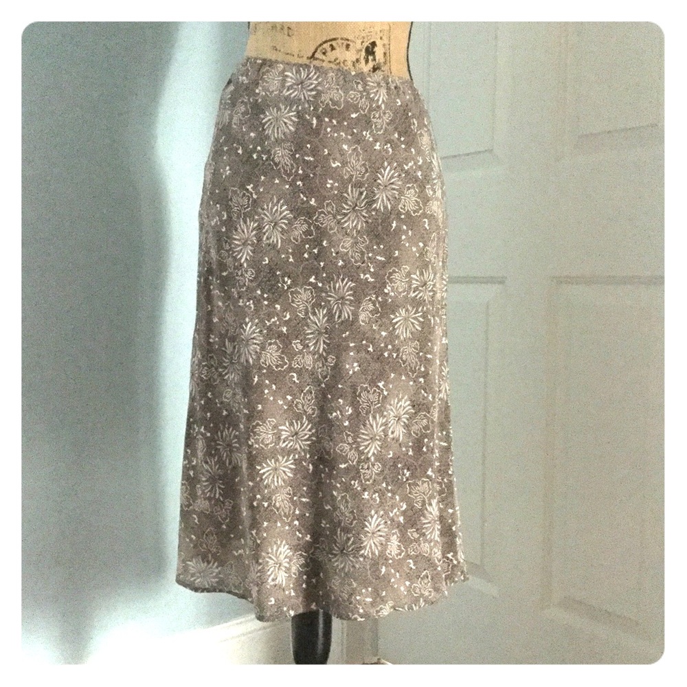 J. Jill floral skirt