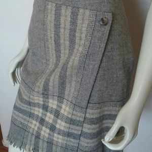 Eddie Bauer Plaid Wrap Skirt